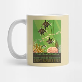 Vintage Travel Poster | Travel Australia, Visit the Great Barrier Reef Mug